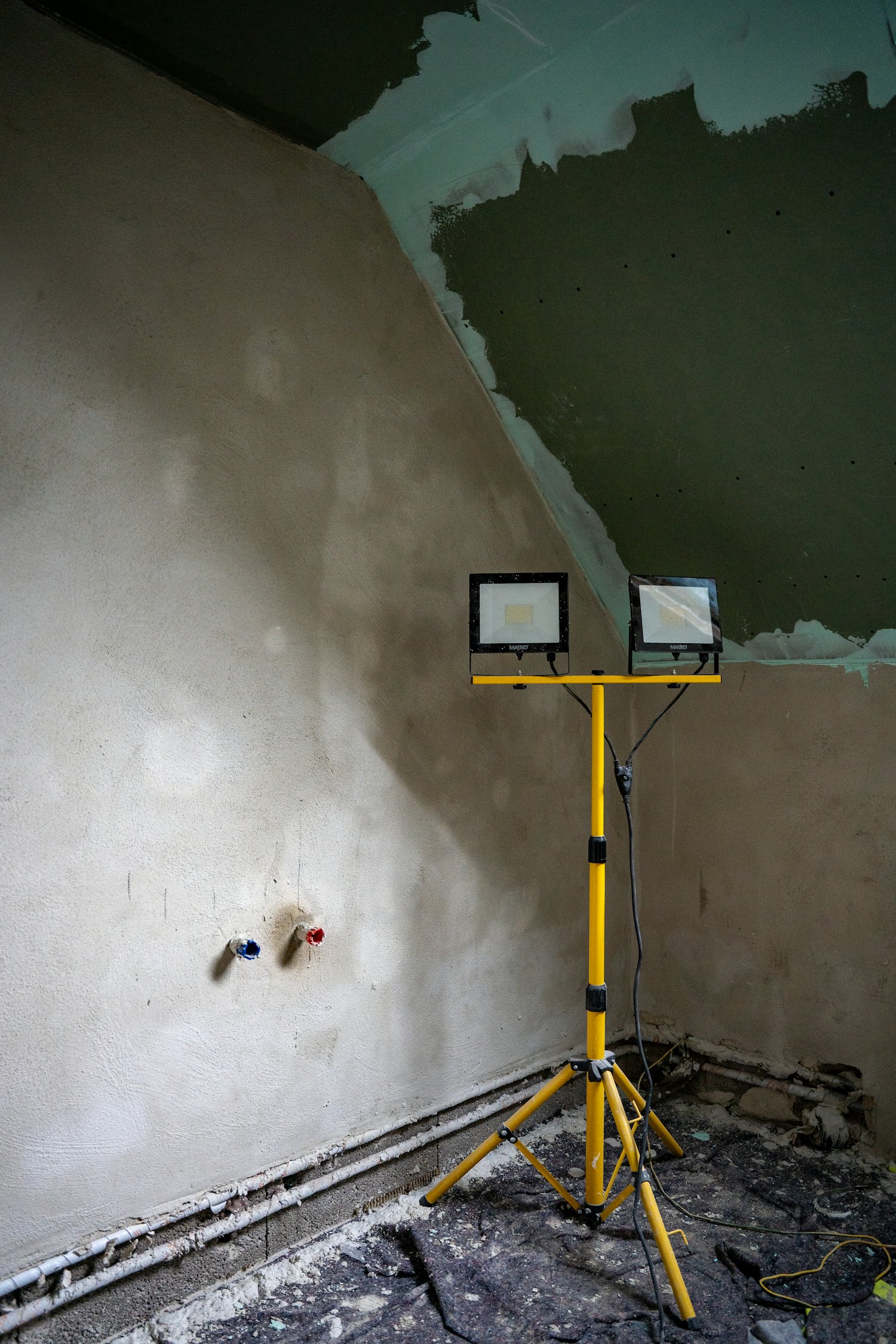 Interior at a construction stage